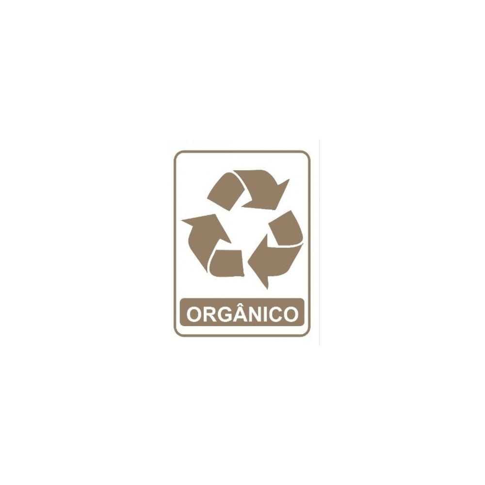Adesivo Coleta Seletiva – Ôrganicos