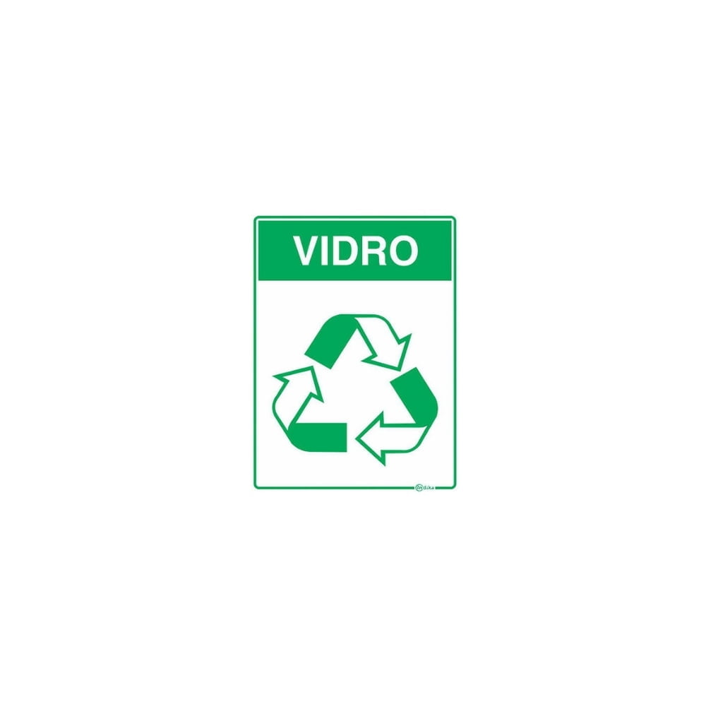 Adesivo Coleta Seletiva – Vidros