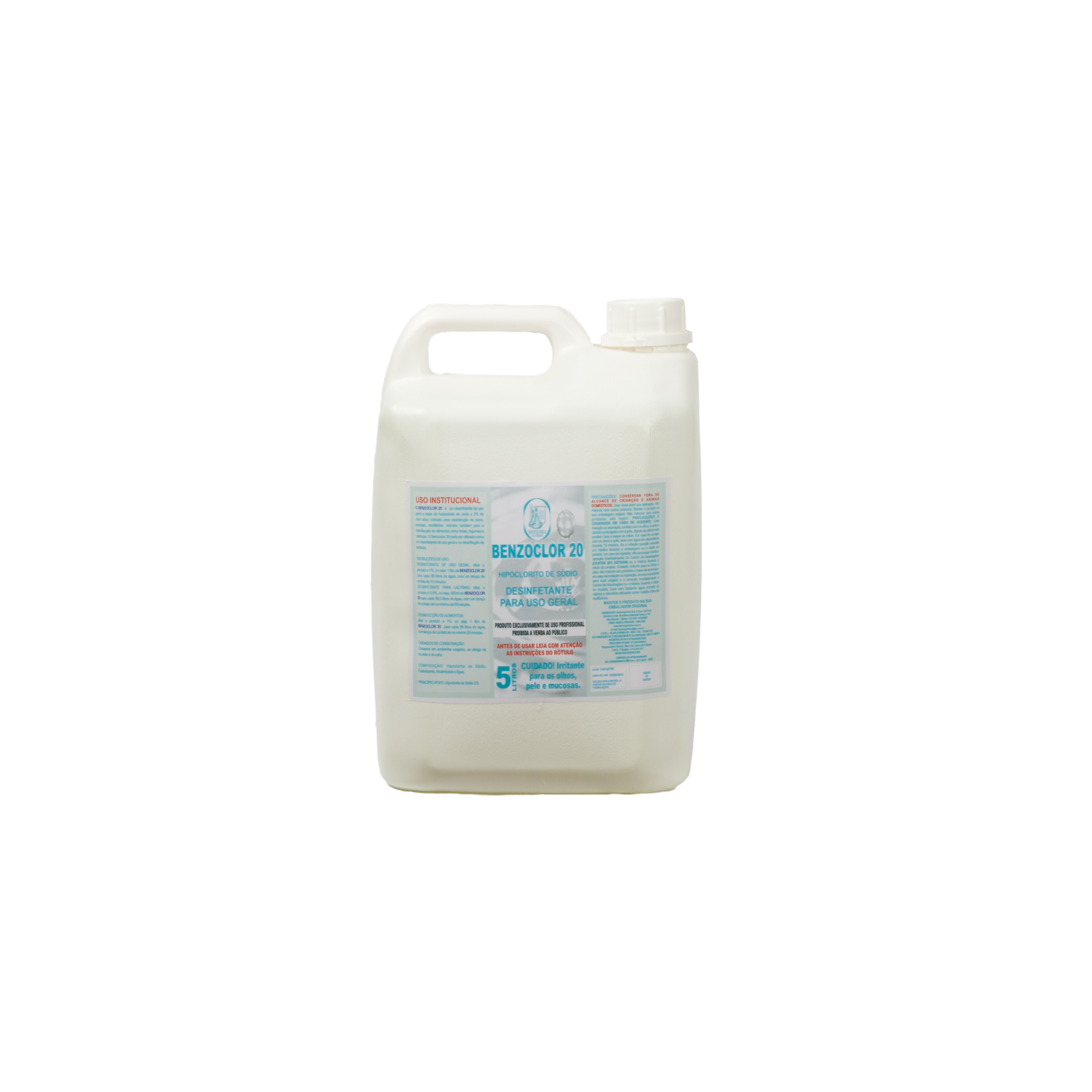 Benzoclor 20 5L (Hipoclorito de Sódio)