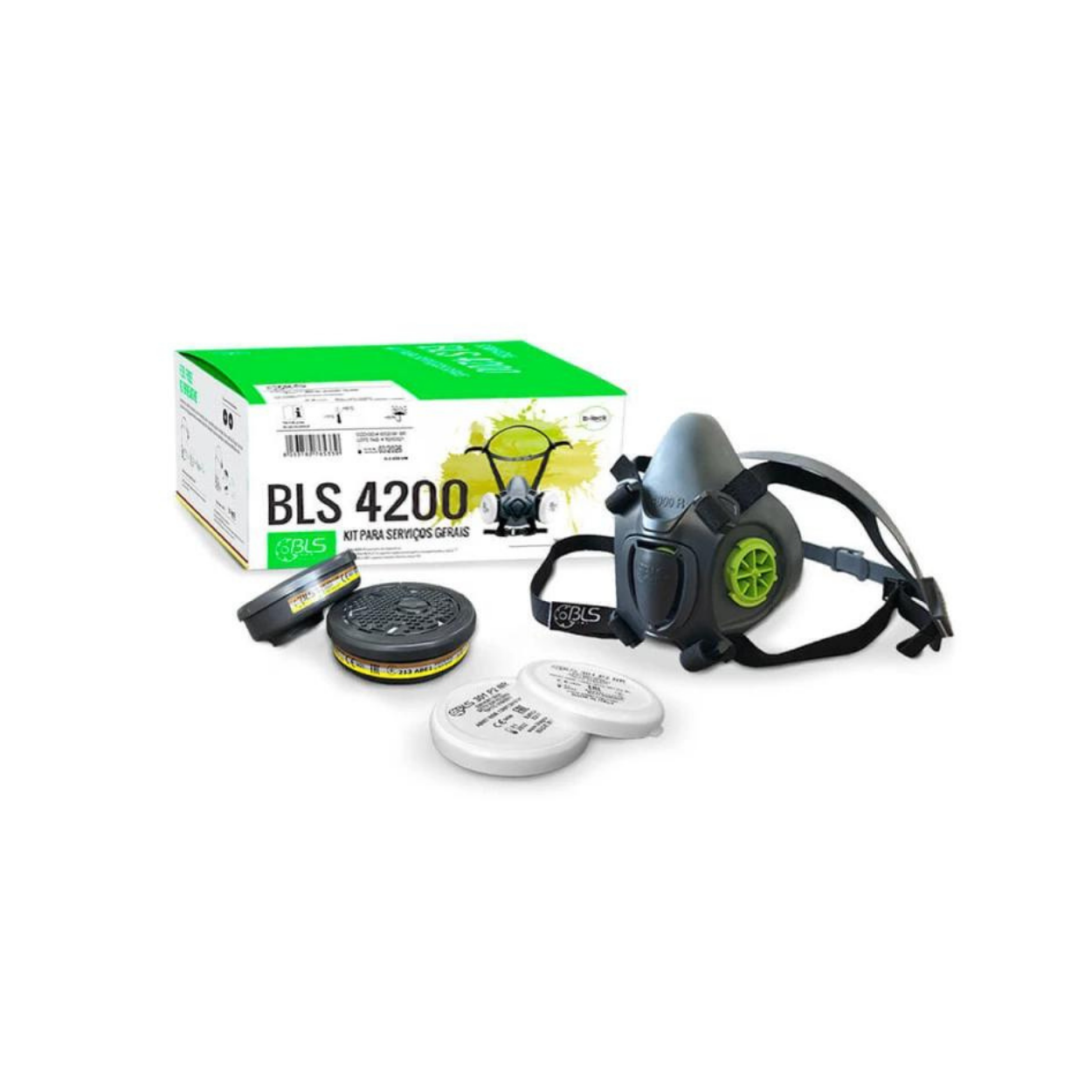 Kit Respirador Semifacial 4200 – BLS