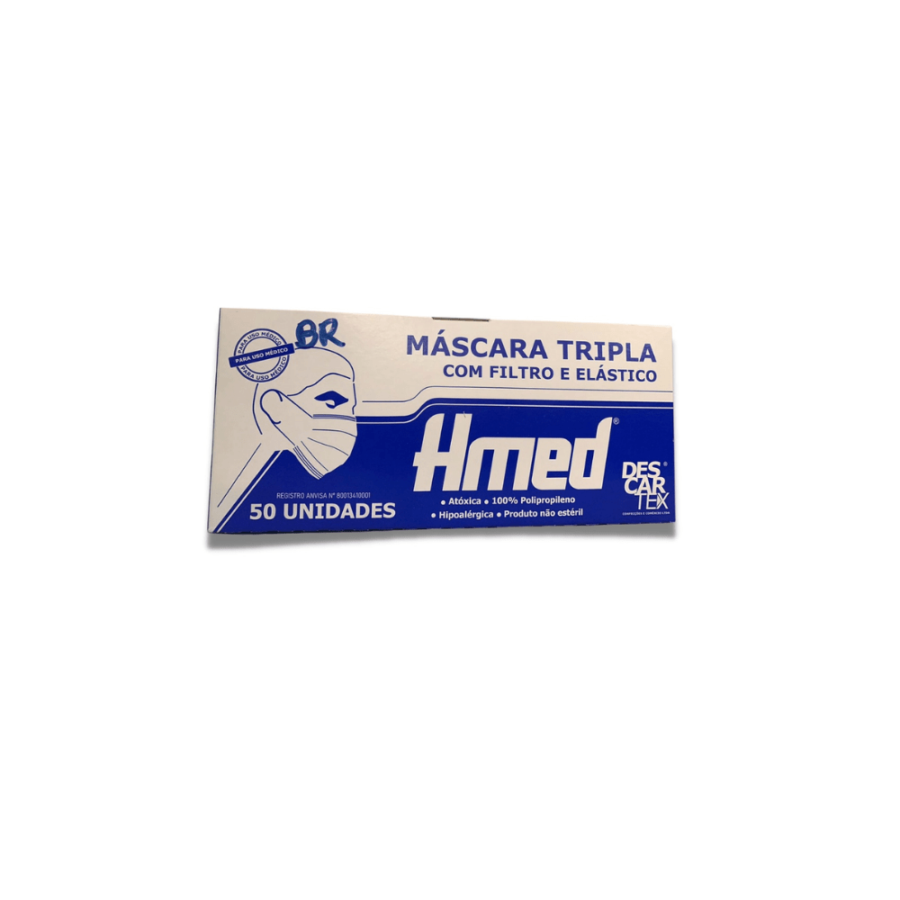Mascara Tripla HMED 50 UNID.