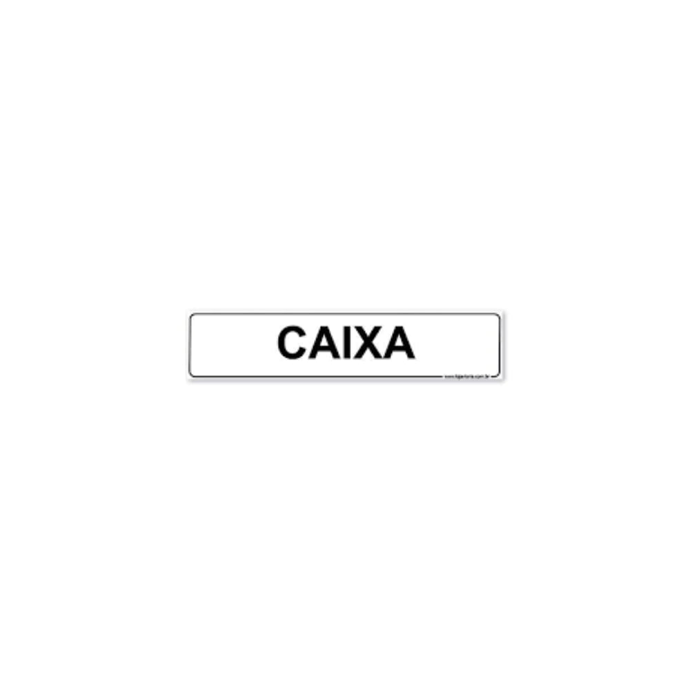 Placa Caixa 05X25CM