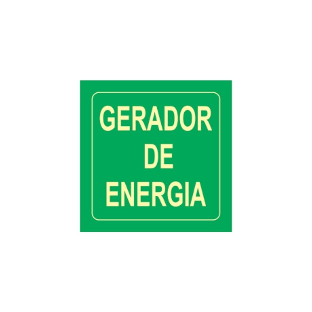 Placa Fotoluminescente Gerador de Energia 14X14C