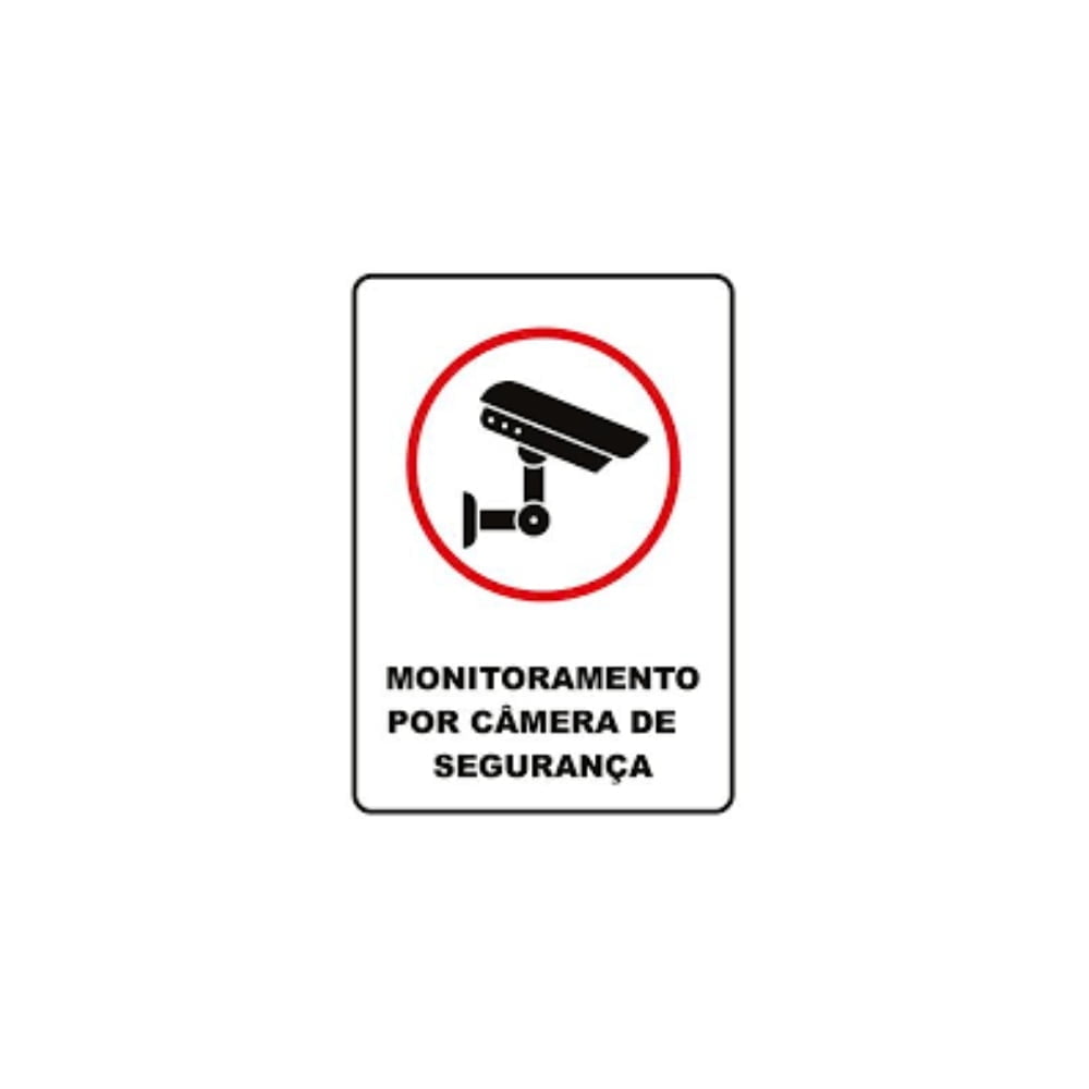 Placa Monitoramento Por Câmera de Segurança
