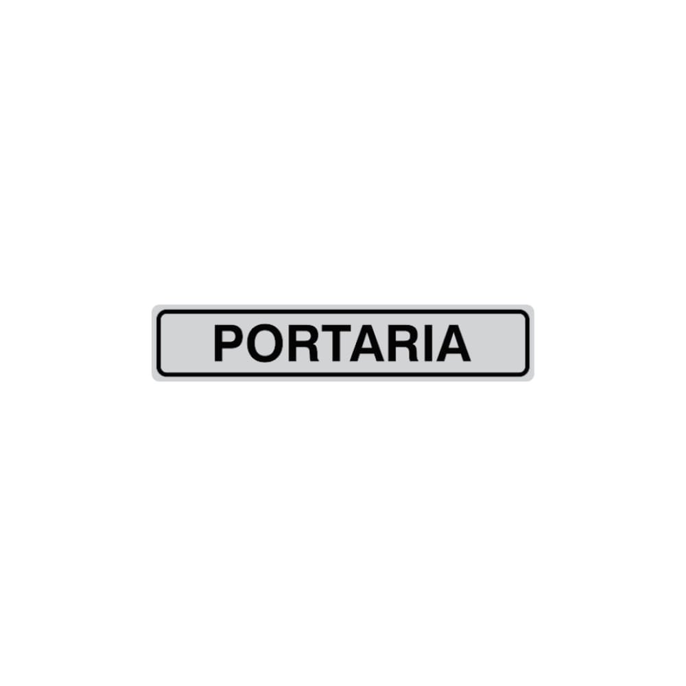 Placa Portaria 05X25CM
