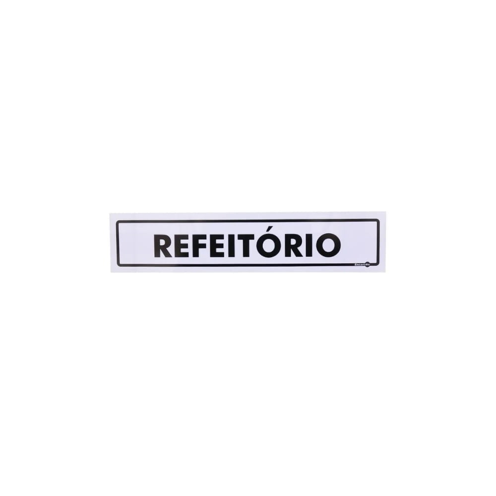 Placa Refeitório 05X25CM