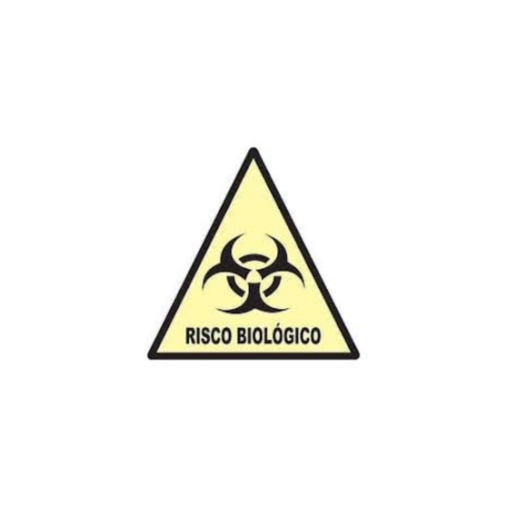 Placa Risco Biológico (Triângulo)