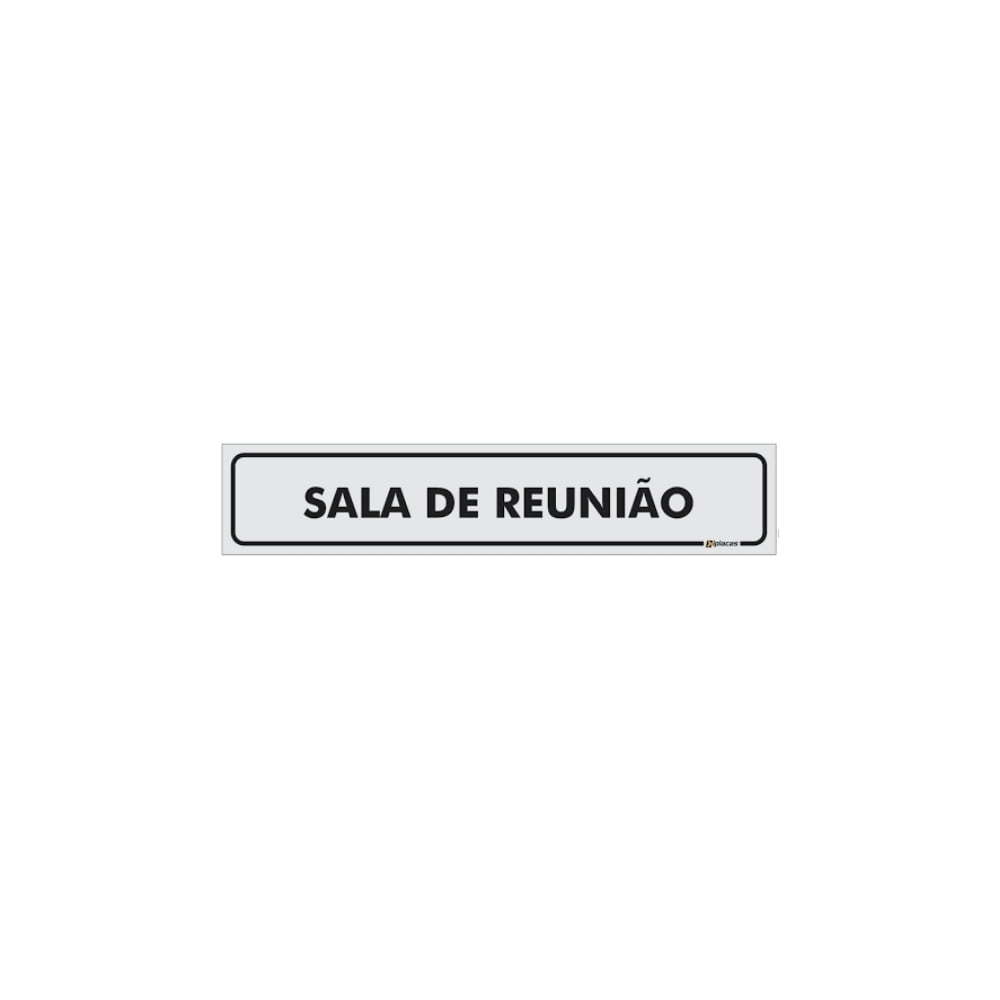 Placa Sala de Reunião 05X25CM