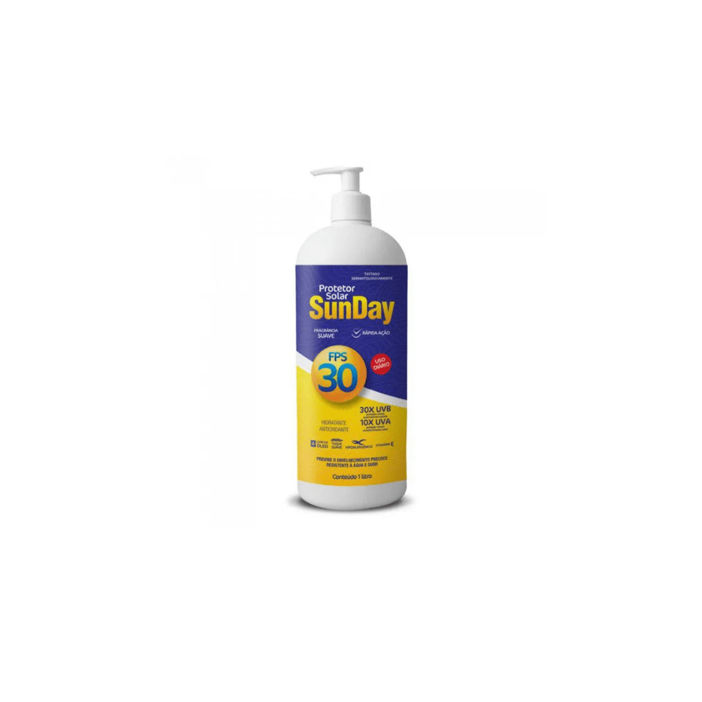 Protetor Solar Sunday FPS30 UVA 1LT
