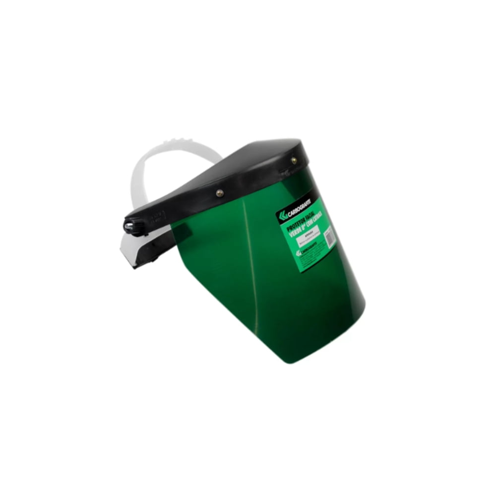 Protetor Facial Verde Com Catraca