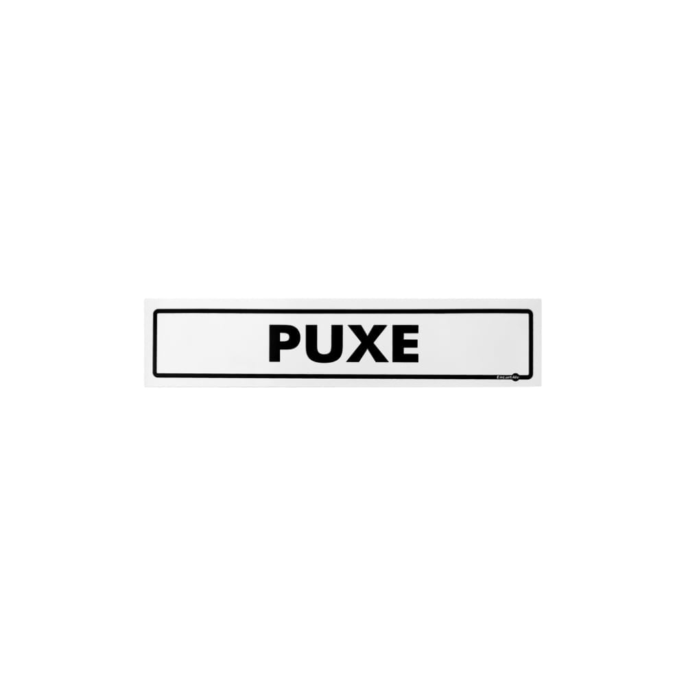 Placa Puxe 6,5X30X0,80MM